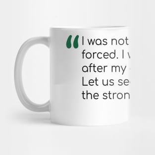 Thoreau Quote on freedom Mug